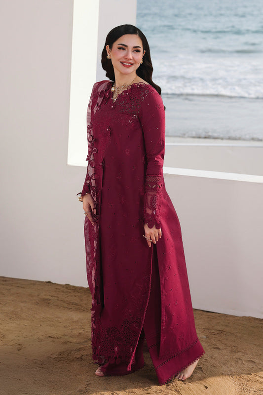 3PC Lawn Embroidered Unstitched Suit - 117