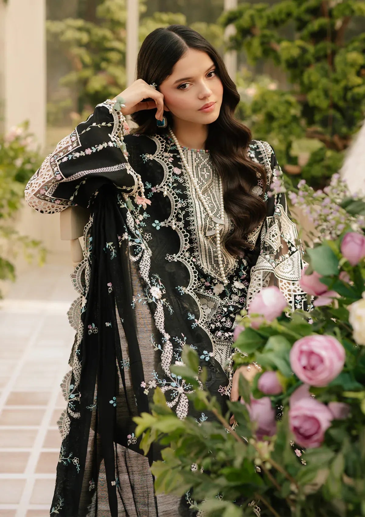 Lawn 3pc Unstitch Freesia Emb Lawn'26  703