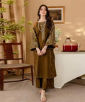 2 Piece Embroidered Lawn Shirt with Dyed Trouser 105