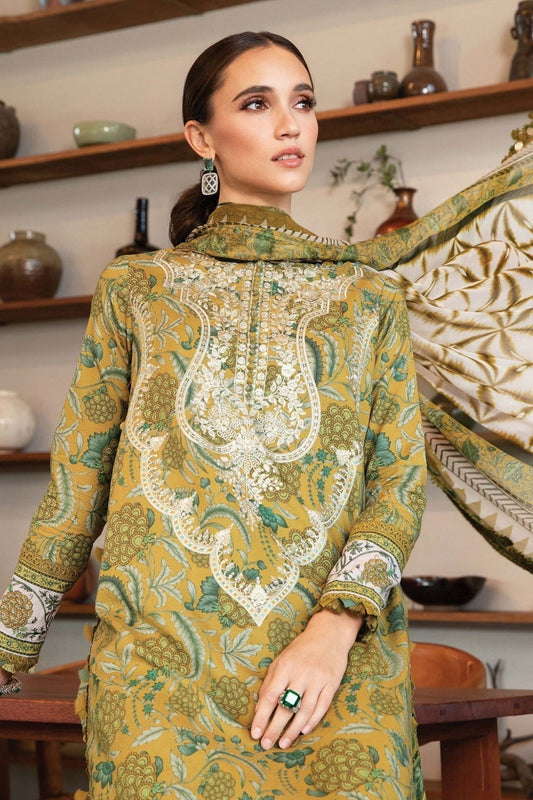 Lawn Printed Suit - MB456 - Back