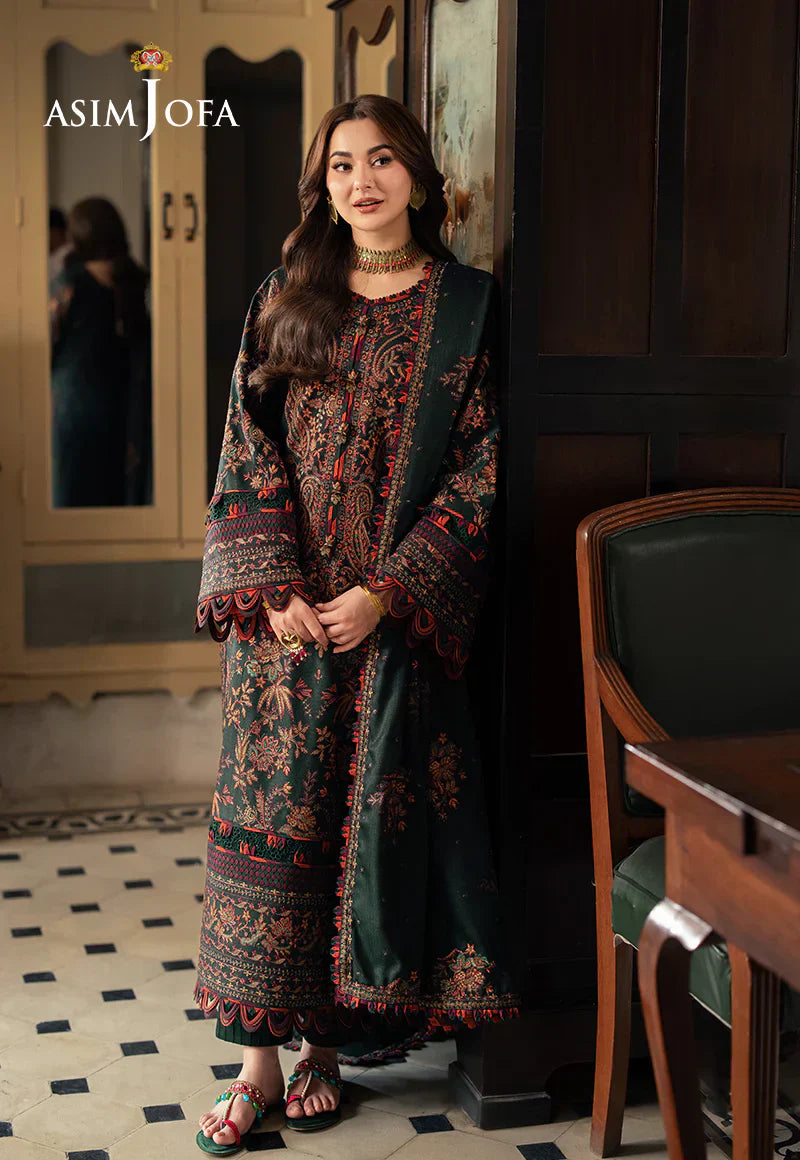 '-3PC DHANAK EMBROIDERED UNSTICHED SUIT 259