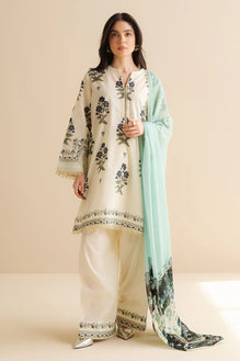 3PC Digital Printed Lawn Shirt with Printed Dupatta - CO 492