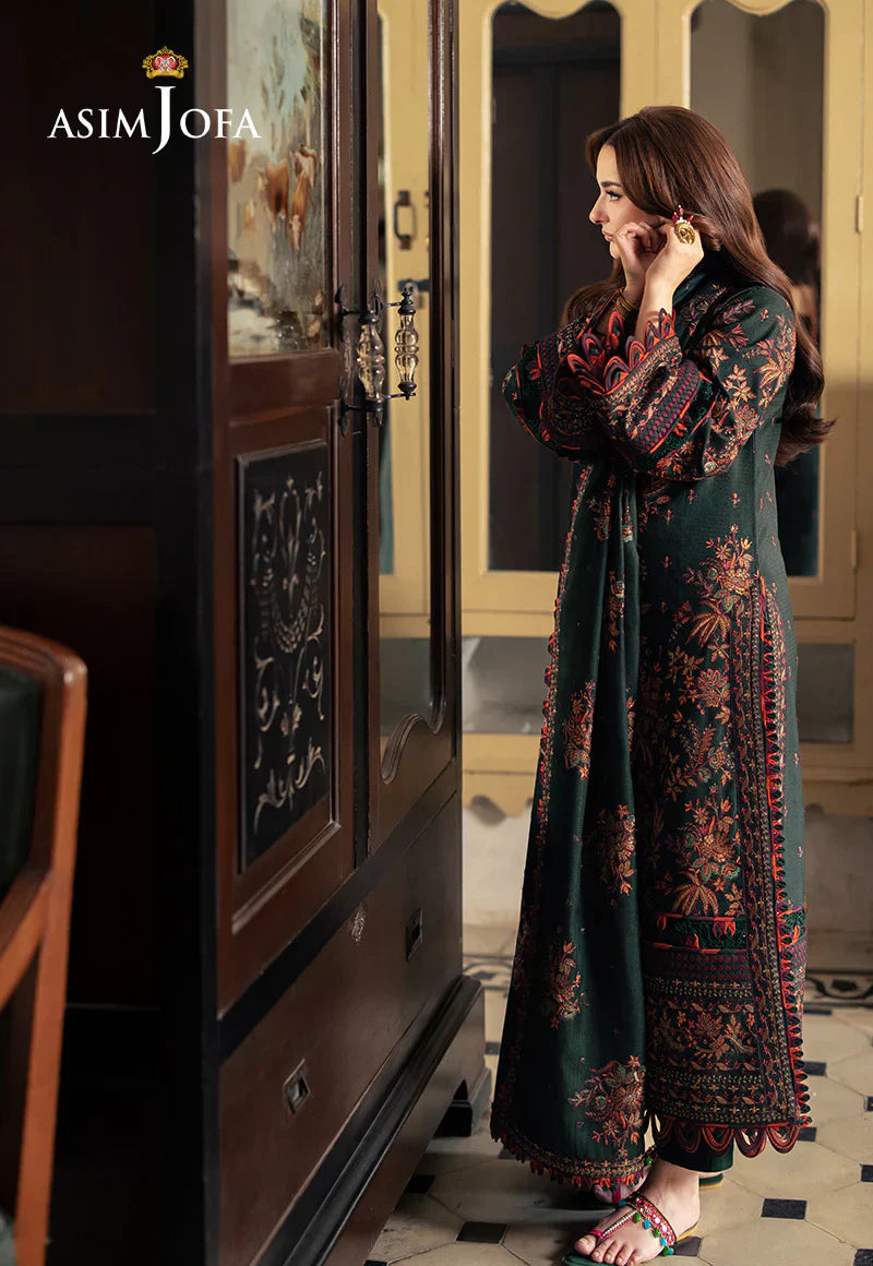 '-3PC DHANAK EMBROIDERED UNSTICHED SUIT 259