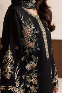 BAROQUE - 3PC DHANAK EMBROIDERED SHIRT EMBROIDERED TROUSER WITH PRINTED COURTRAI DUPATTA SJ-5578
