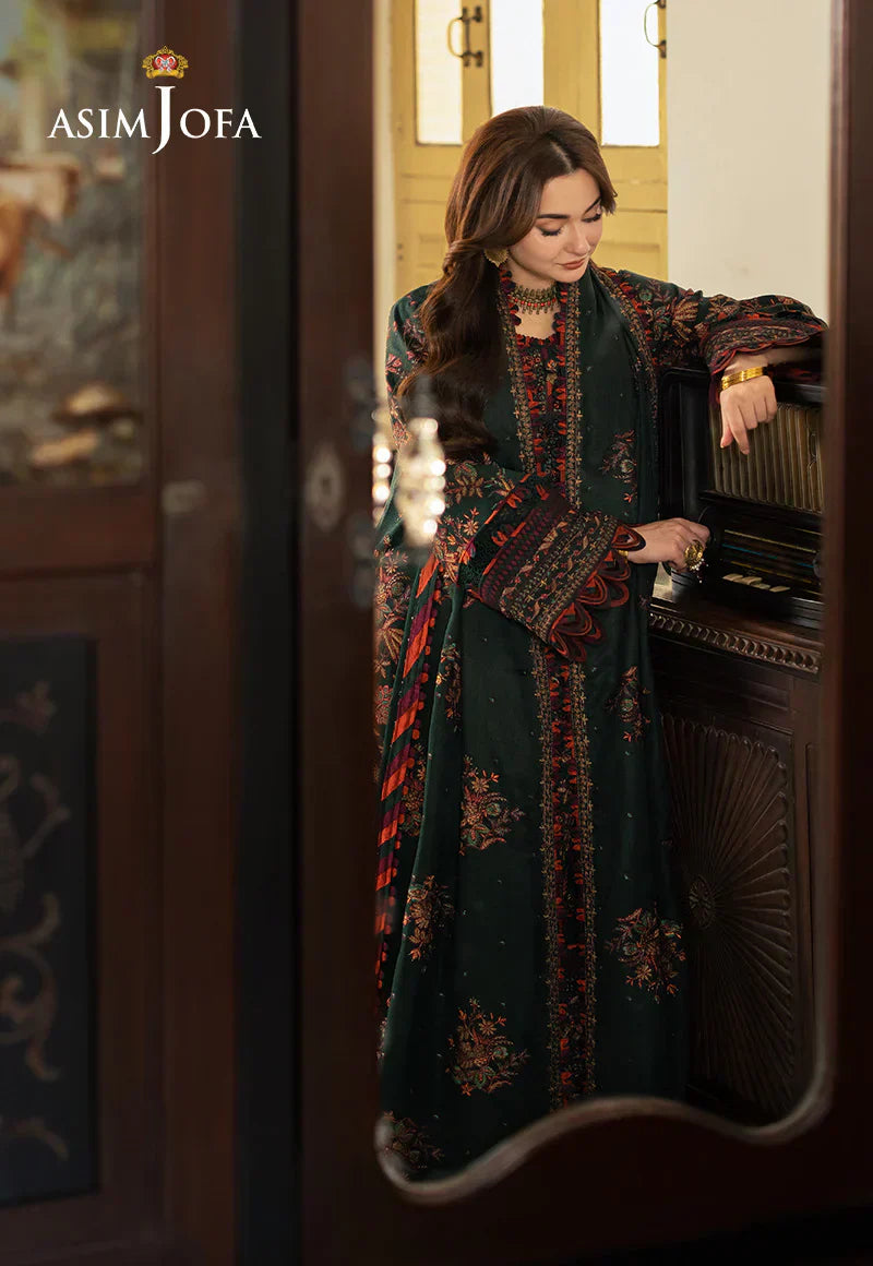 '-3PC DHANAK EMBROIDERED UNSTICHED SUIT 259