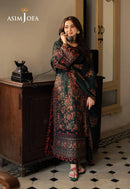 '-3PC DHANAK EMBROIDERED UNSTICHED SUIT 259