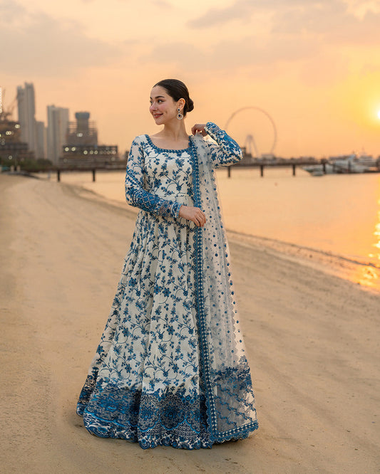 3PC Lawn Embroidered Unstitched Suit - 101