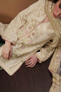 ETHNIC-3PC WEDDING COLLECTION LUXURY EMBROIDERED SUIT SJ-1004