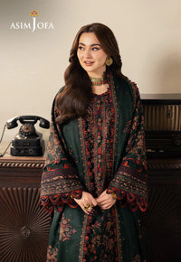 '-3PC DHANAK EMBROIDERED UNSTICHED SUIT 259