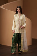 ETHNIC-3PC WEDDING COLLECTION LUXURY EMBROIDERED SUIT SJ-1004
