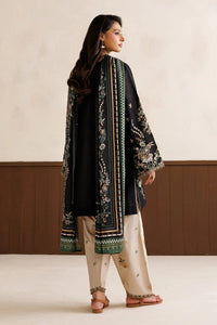 BAROQUE - 3PC DHANAK EMBROIDERED SHIRT EMBROIDERED TROUSER WITH PRINTED COURTRAI DUPATTA SJ-5578