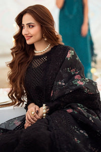 3PC LAWN EMBROIDERED SHIRT WITH COTTON NET PRINTED EMBROIDERED DUPATTA AND TROUSER -  520 L
