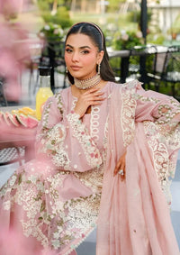 ELAF LAWN CHIKANKARI LUXURY EMBROIDERED 3 PIECES DRESS-J1007