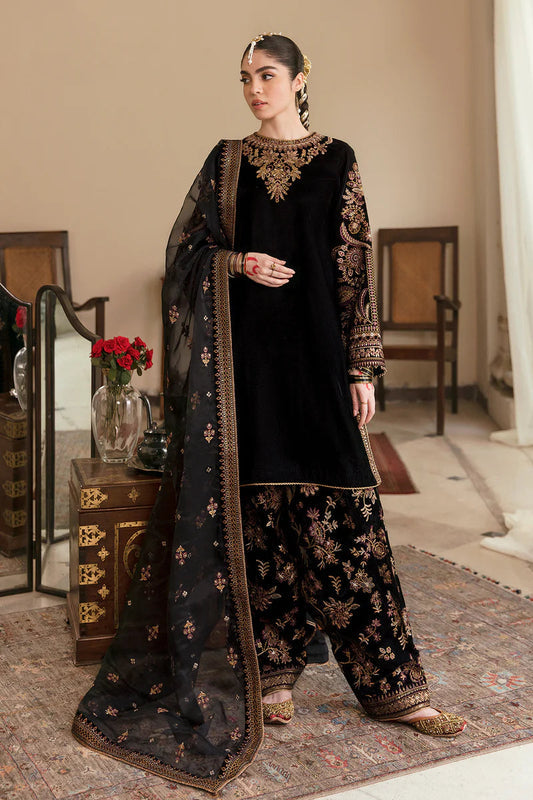 Velvet 3PC Embroidered - BR 804