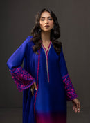 '- 3 Piece Unstitched Embroidered and Printed SIlk Suit 230
