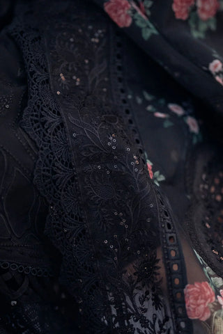 '- 3PC DHANAK  EMBROIDERED  UNSTITCHED DRESS - 520W