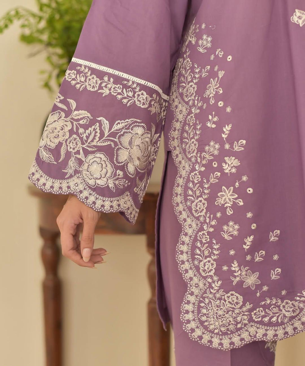 Summer 3Piece Lawn Embroidered Suit  730