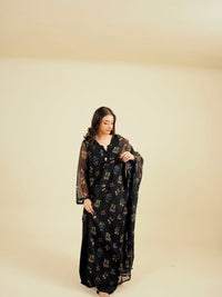 SASHA - 3PC PRINTED CHIFFON SHIRT CHIFFON DUPATTA VISCOSE INNER & TROUSER SJ-1003