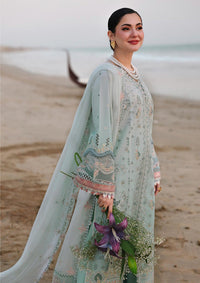 LAWN-3PC EMBROIDERED SHIRT WITH KHADI NET EMBROIDERED DUPATTA-  860