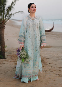 LAWN-3PC EMBROIDERED SHIRT WITH KHADI NET EMBROIDERED DUPATTA-  860
