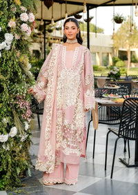 ELAF LAWN CHIKANKARI LUXURY EMBROIDERED 3 PIECES DRESS-J1007