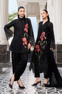 MARIA.B-3PC DHANAK EMBROIDERED SHIRT WITH CHIFFON EMBROIDERED DUPATTA AND TROUSER SJ-5008