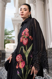 MARIA.B-3PC DHANAK EMBROIDERED SHIRT WITH CHIFFON EMBROIDERED DUPATTA AND TROUSER SJ-5008