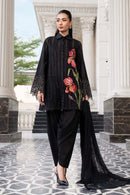 MARIA.B-3PC DHANAK EMBROIDERED SHIRT WITH CHIFFON EMBROIDERED DUPATTA AND TROUSER SJ-5008