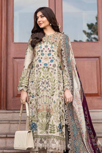 Dhanak-3PC Embroidered Shirt with Digital Printed Wool Shawl - 669
