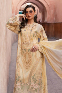 MARIA.B LUXURY HEAVY CHIKANKARI EMBROIDERED SHIRT WITH WOOL PRINTED SHWAL WITH EMB TROUSER 3PC SJ-1059