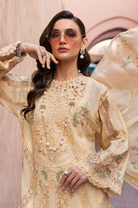MARIA.B LUXURY HEAVY CHIKANKARI EMBROIDERED SHIRT WITH WOOL PRINTED SHWAL WITH EMB TROUSER 3PC SJ-1059