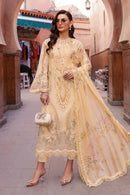 MARIA.B LUXURY HEAVY CHIKANKARI EMBROIDERED SHIRT WITH WOOL PRINTED SHWAL WITH EMB TROUSER 3PC SJ-1059