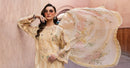 MARIA.B LUXURY HEAVY CHIKANKARI EMBROIDERED SHIRT WITH WOOL PRINTED SHWAL WITH EMB TROUSER 3PC SJ-1059