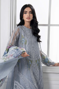 MARIA.B LUXURY HEAVY CHIKANKARI EMBROIDERED SHIRT WITH WOOL PRINTED SHWAL WITH EMB TROUSER 3PC SJ-1058