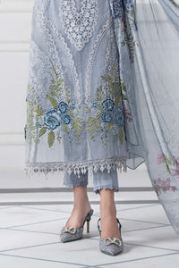 MARIA.B LUXURY HEAVY CHIKANKARI EMBROIDERED SHIRT WITH WOOL PRINTED SHWAL WITH EMB TROUSER 3PC SJ-1058