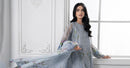 MARIA.B LUXURY HEAVY CHIKANKARI EMBROIDERED SHIRT WITH WOOL PRINTED SHWAL WITH EMB TROUSER 3PC SJ-1058