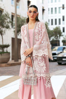 LAWN-3PC EMBROIDERED SHIRT WITH NET EMBROIDERED DUPATTA-890