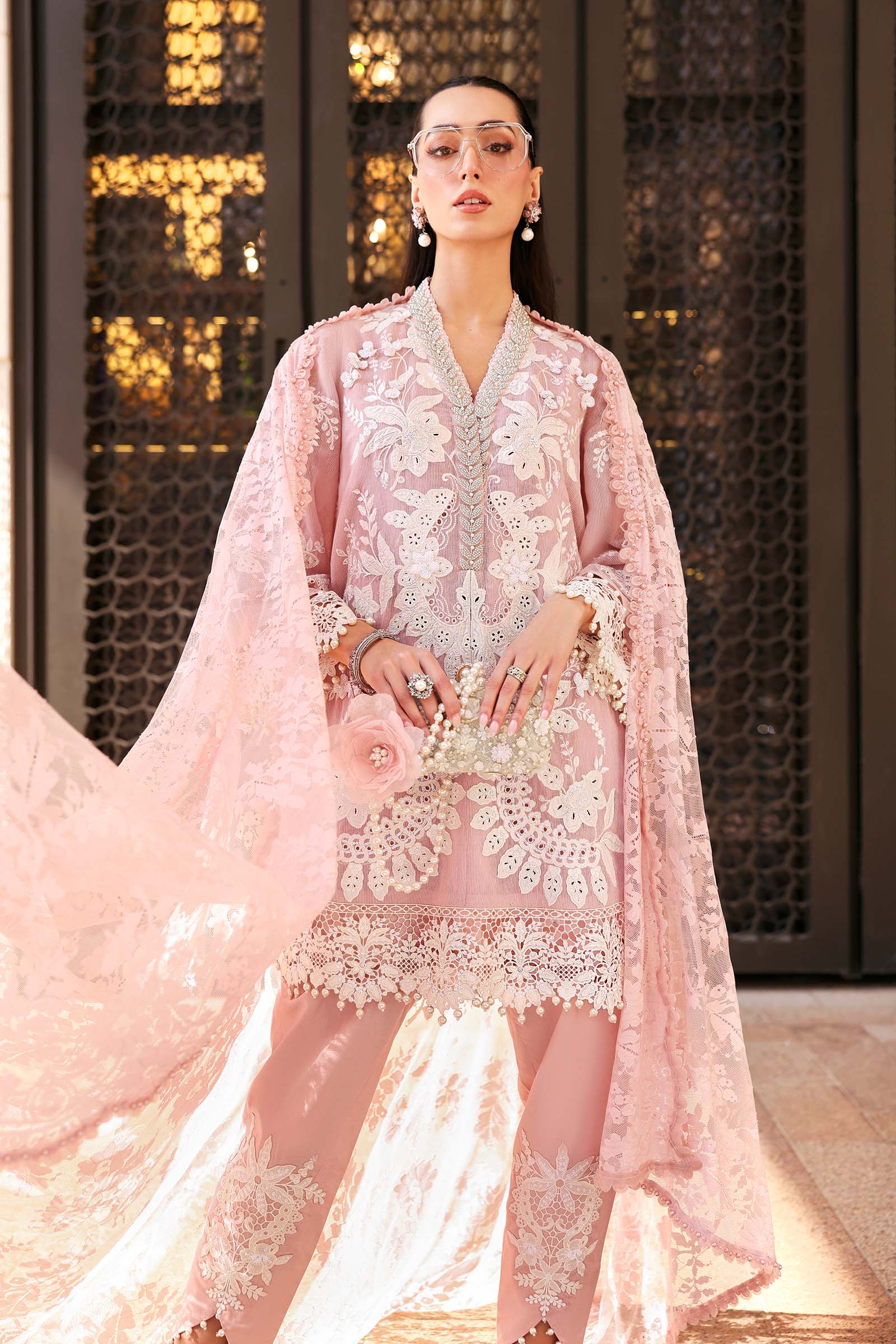 3 Piece Unstitched Embroidered Lawn  Suit 720