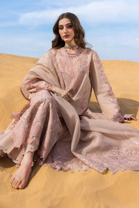 RANG RASIYA-3PC DHANAK CHIKANKARI EMBROIDERED SHIRT WITH DHANAK EMBROIDERED DUPATTA-SJ-4775
