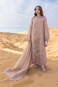 RANG RASIYA-3PC DHANAK CHIKANKARI EMBROIDERED SHIRT WITH DHANAK EMBROIDERED DUPATTA-SJ-4775