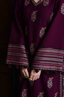 '-3PC LAWN  EMBROIDERED SHIRT WITH Lawn  EMBROIDERED SHAWL AND TROUSER- 678 L