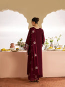 MAHNUR MORBAGH LUXURY WINTER'26 HEAVY EMBROIDERED UNSTITCHED 3PC-SJ-107