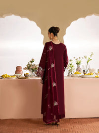 MAHNUR MORBAGH LUXURY WINTER'26 HEAVY EMBROIDERED UNSTITCHED 3PC-SJ-107