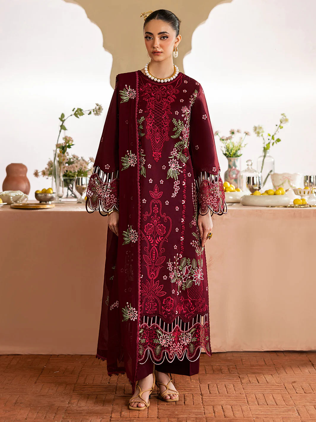 MAHNUR MORBAGH LUXURY WINTER'26 HEAVY EMBROIDERED UNSTITCHED 3PC-SJ-107