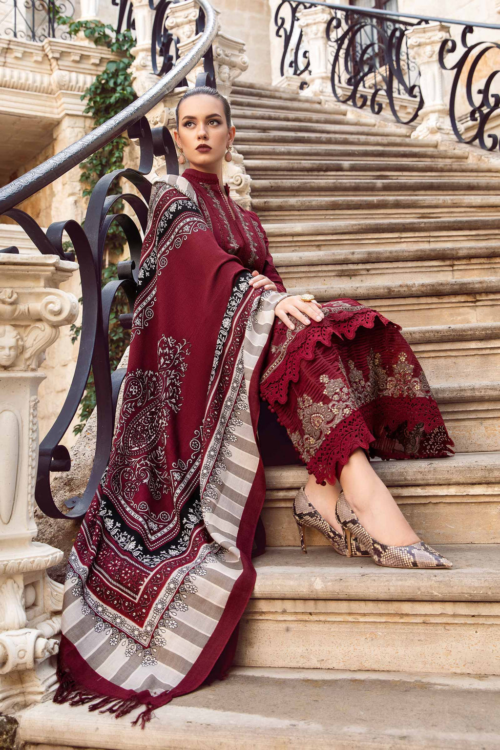 DHANAK UNSTITCH DRESS 217