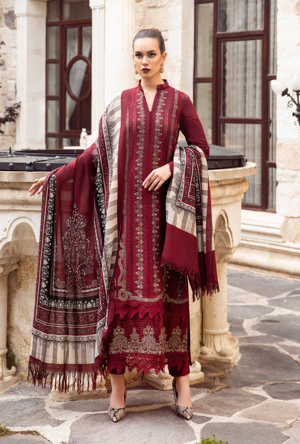 DHANAK UNSTITCH DRESS 217