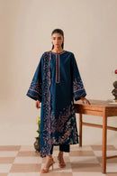 NOURA-3PC DHANAK EMBROIDERD SHIRT WITH HEAVY EMBROIDERED DUPATTA SJ-868