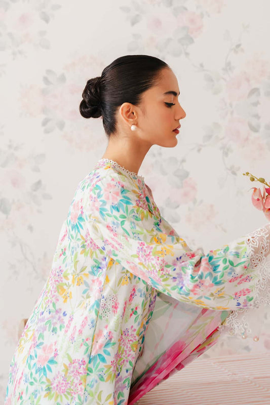 The Floral Charm Lawn 10002 - Back