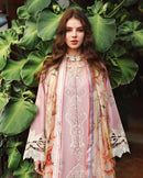 MUSHQ-3PC DHANAK HEAVY EMBROIDERED SHIRT WITH PRINTED WOOL SHAWL SJ-577