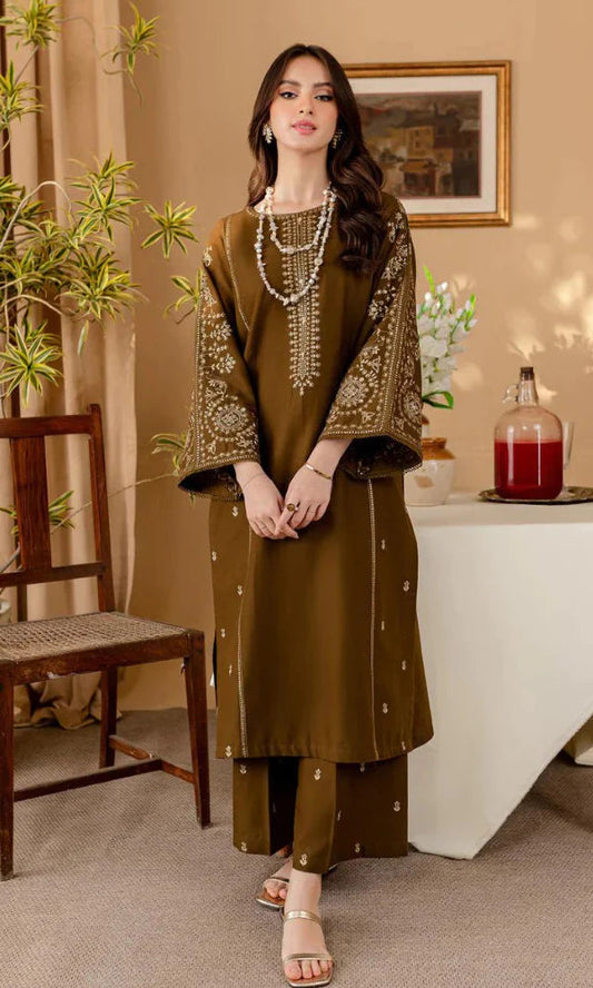 Dhanak 2PC Embroidered - 105